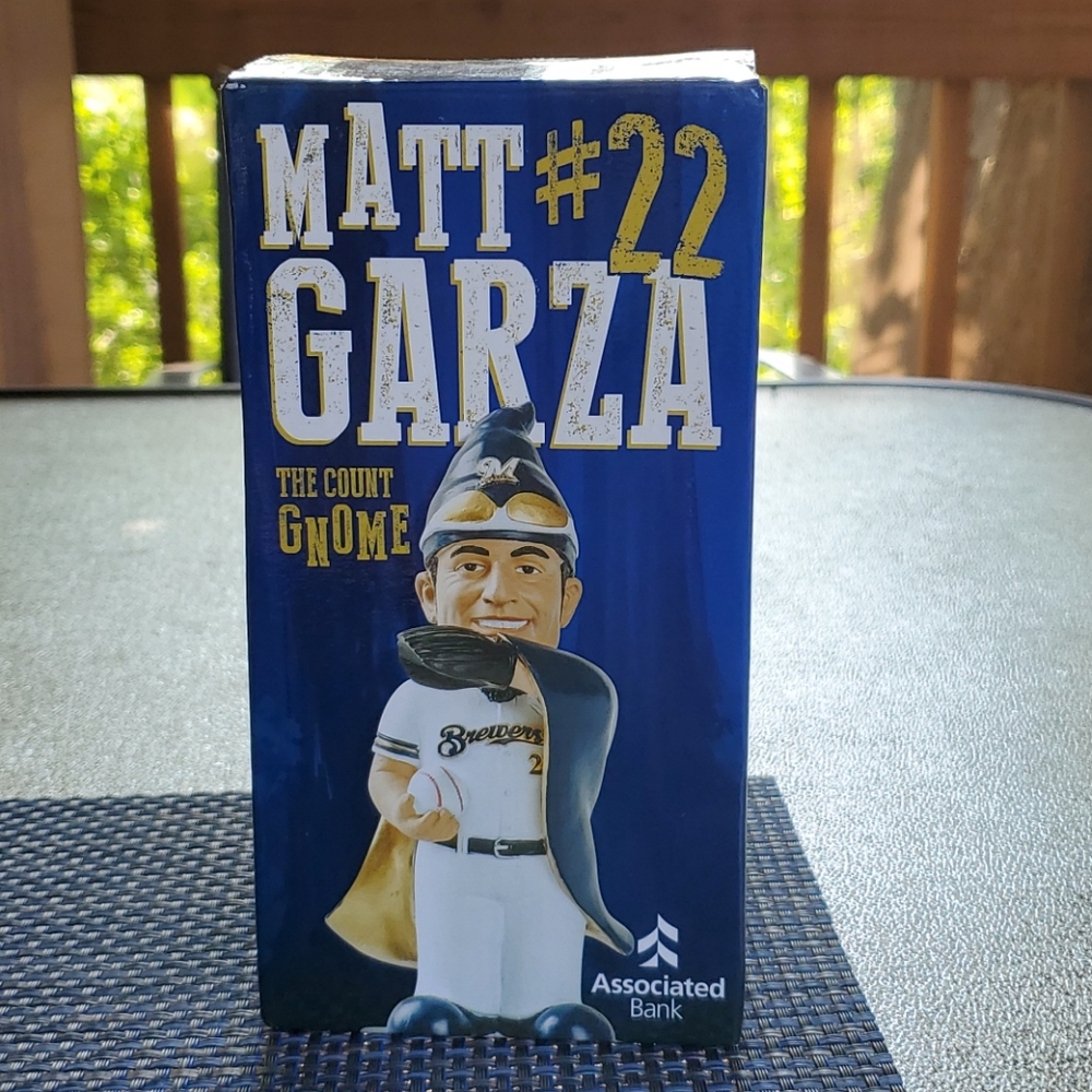 🛍Matt Garza #22 Milwaukee Brewers The Count Gnome